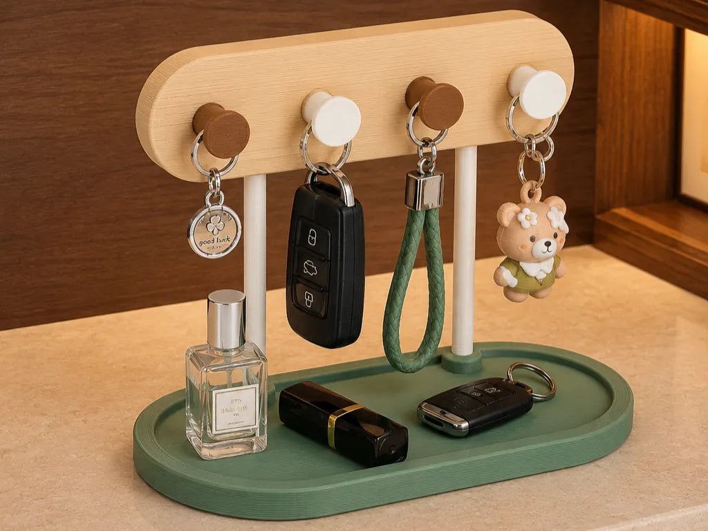 Entryway storage shelf